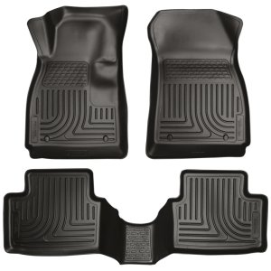 Mazda 6 Floor Liner - Front & 2nd Seat - Husky Liners - WeatherBeater - Black - 2014